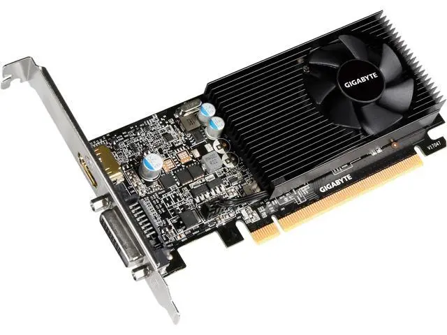 Gigabyte Gt 1030 Low-Profile Graphics Card — 2Gb Gddr5, Silent Passive Cooling, Compact Build 1
