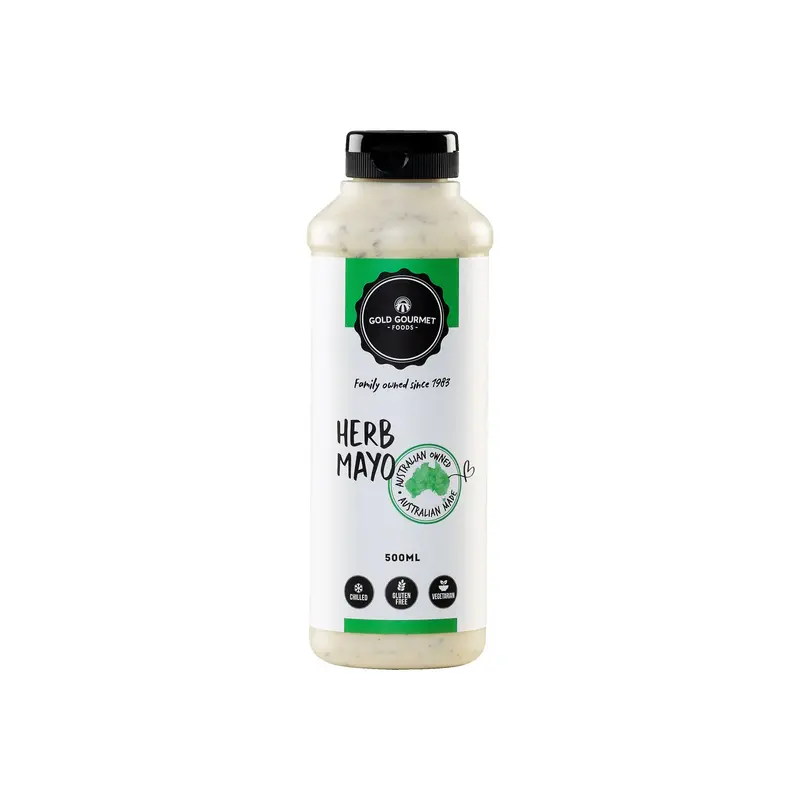 Gold Gourmet Herb Mayo – Fresh Garden Herb-Infused Creamy Dressing 1