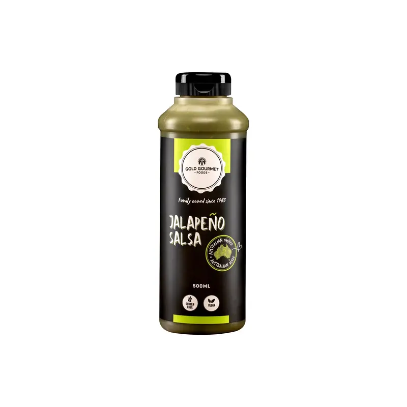 Gold Gourmet Jalapeño Salsa – Zesty Mexican-Style Tomato & Chili Dip – 500Ml 1