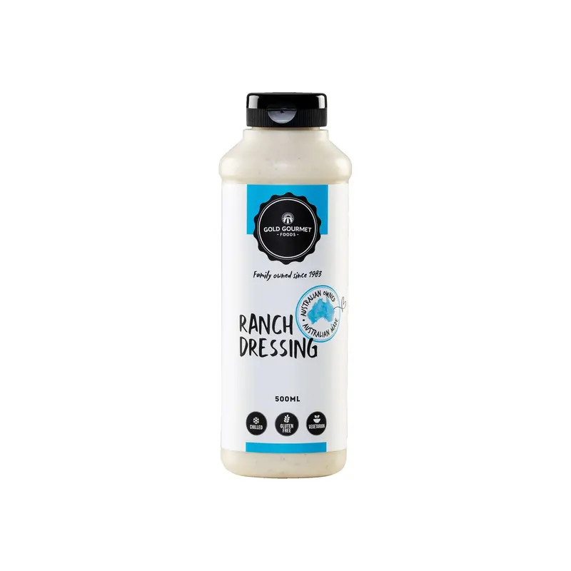 Gold Gourmet Ranch Dressing – Buttermilk-Based Classic Dip & Drizzle 1