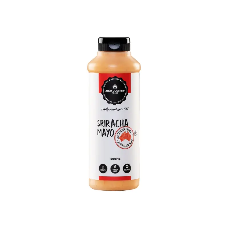 Gold Gourmet Sriracha Mayo – Balanced Heat & Creaminess Fusion Sauce 1