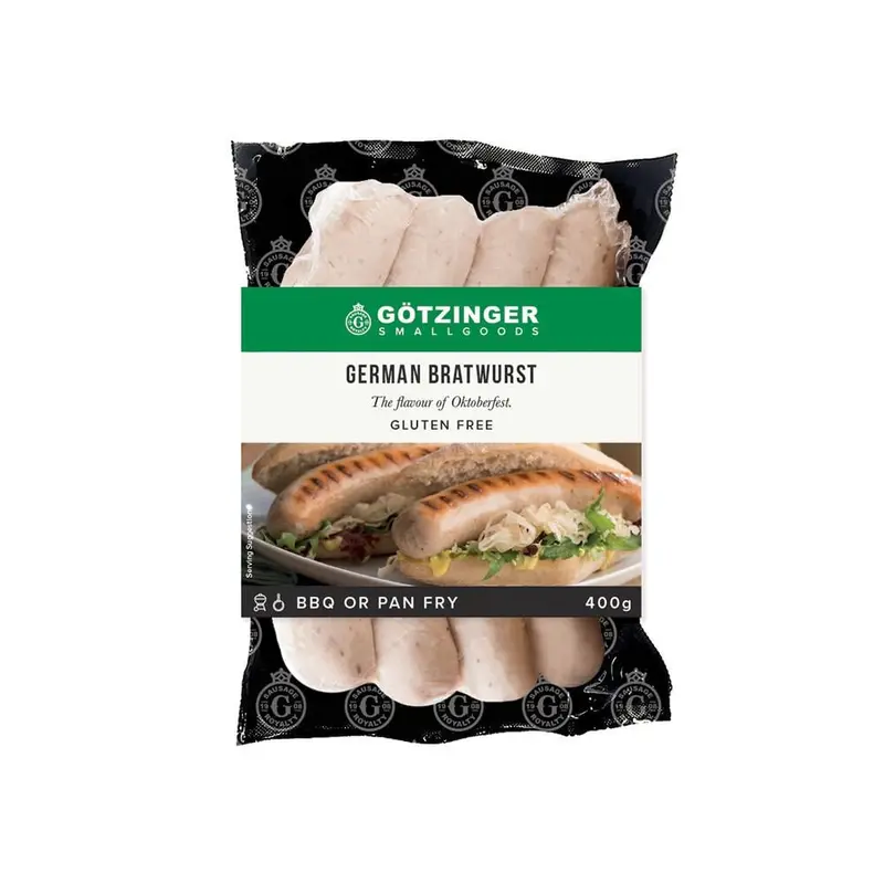 Gotzinger Classic German Bratwurst – 400G 1