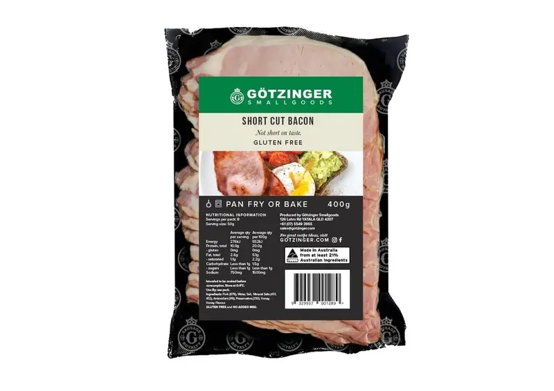Gotzinger Short-Cut Smoked Bacon – 400 G 1