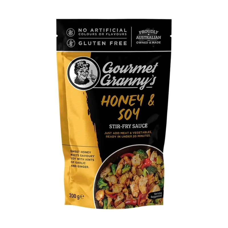 Gourmet Granny Honey Soy Stir-Fry Sauce – 200G 1