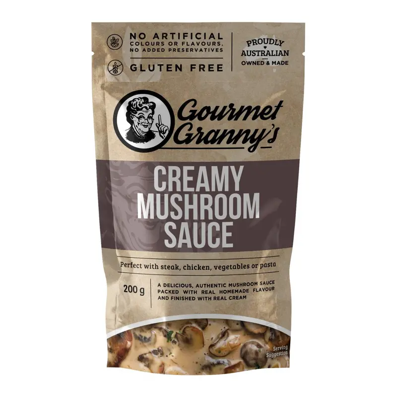 Gourmet Granny'S Earthy Mushroom Sauce – Smooth Liquid Consistency – 200G 1