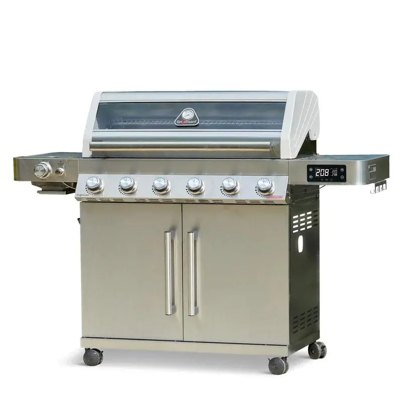 Grillstream Gourmet 6-Burner Smart Hybrid Gas Grill 1