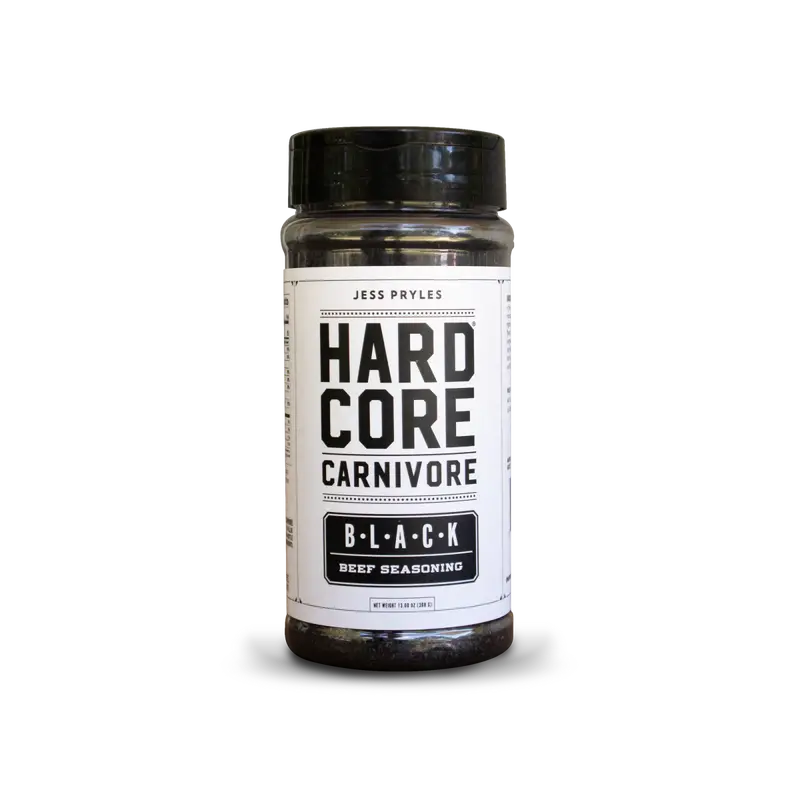 Hardcore Carnivore Black Beef Rub – Activated Charcoal Infused For Bold Steak Flavor 1
