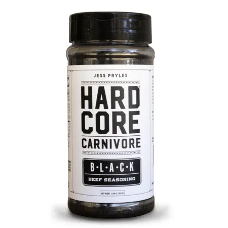 Hardcore Carnivore Black Beef Seasoning – 368G Charcoal-Infused Steak Rub 1