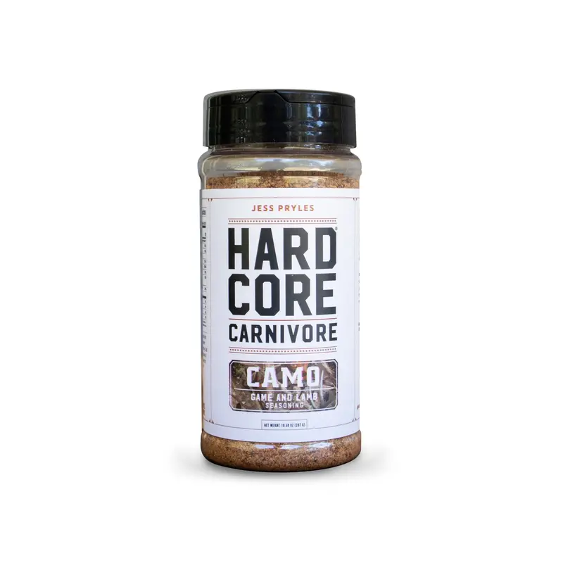 Hardcore Carnivore Camo Game & Lamb Rub – 297G 1
