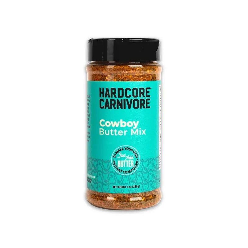 Hardcore Carnivore Cowboy Butter Mix – Garlic-Forward Compound Seasoning 1