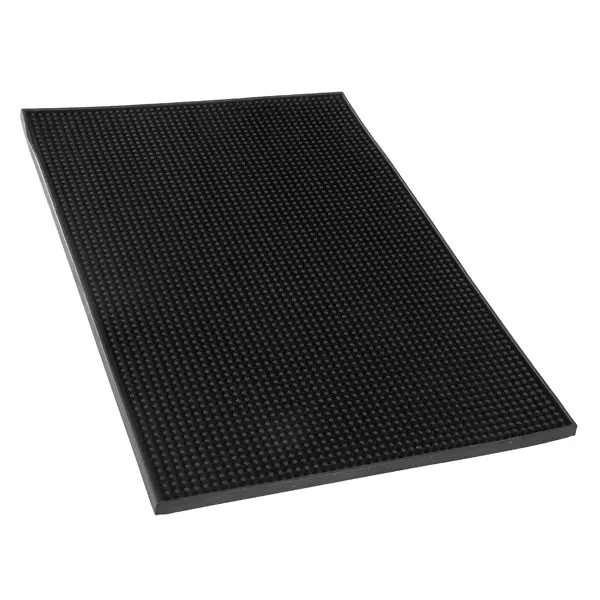 Heavy-Duty Black Rubber Service Mat 1