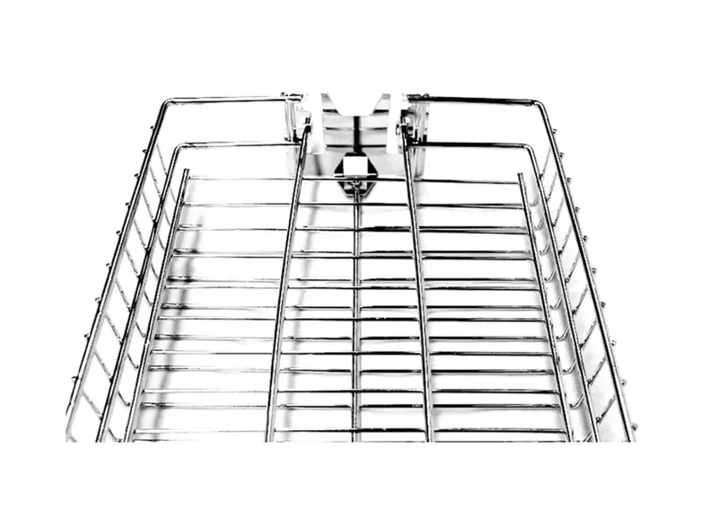 Heavy-Duty Stainless Steel Rotisserie Spit Basket For Even Roasting 1