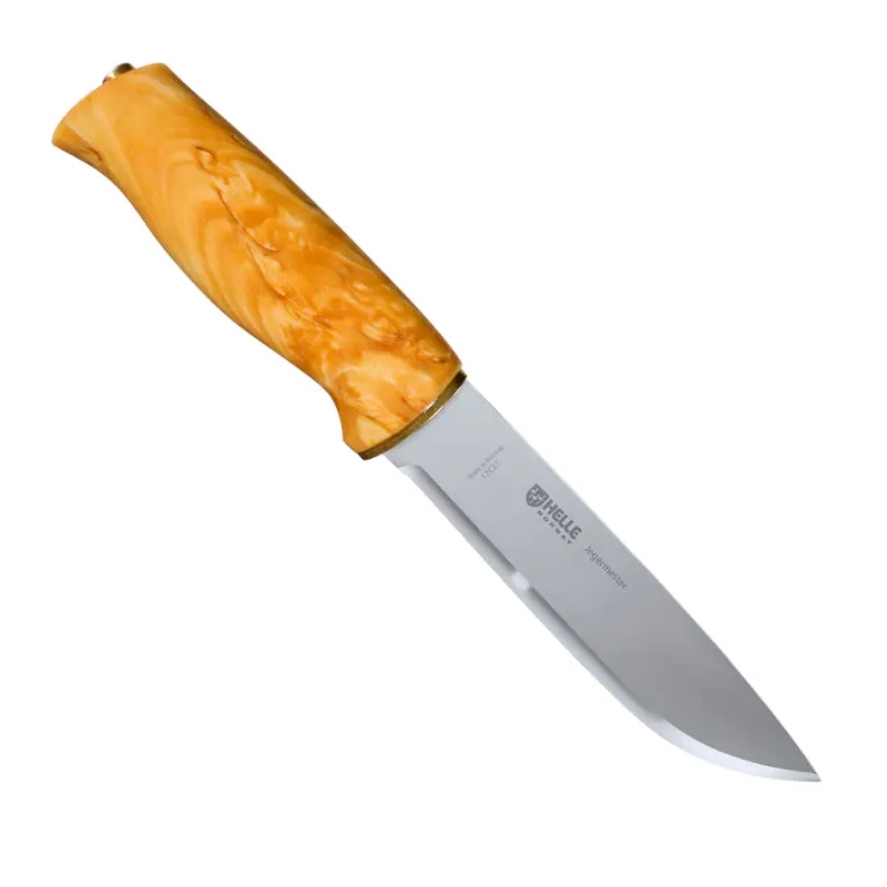 Helle Jegermester Outdoor Knife — Full-Tang Blade With Leather Sheath 1