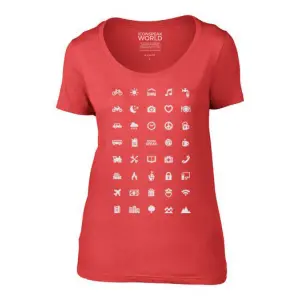 Icon Speak World Women'S Cotton T-Shirt 1