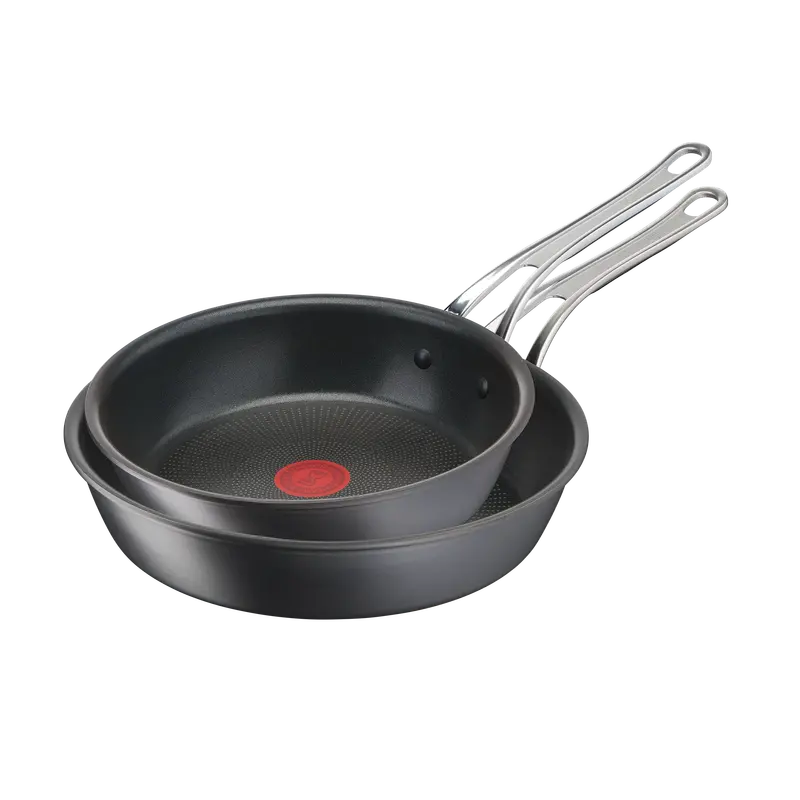 Jamie Oliver X Tefal Cooks Classic Twin Frypan Set – 24Cm & 28Cm, Induction-Ready 1