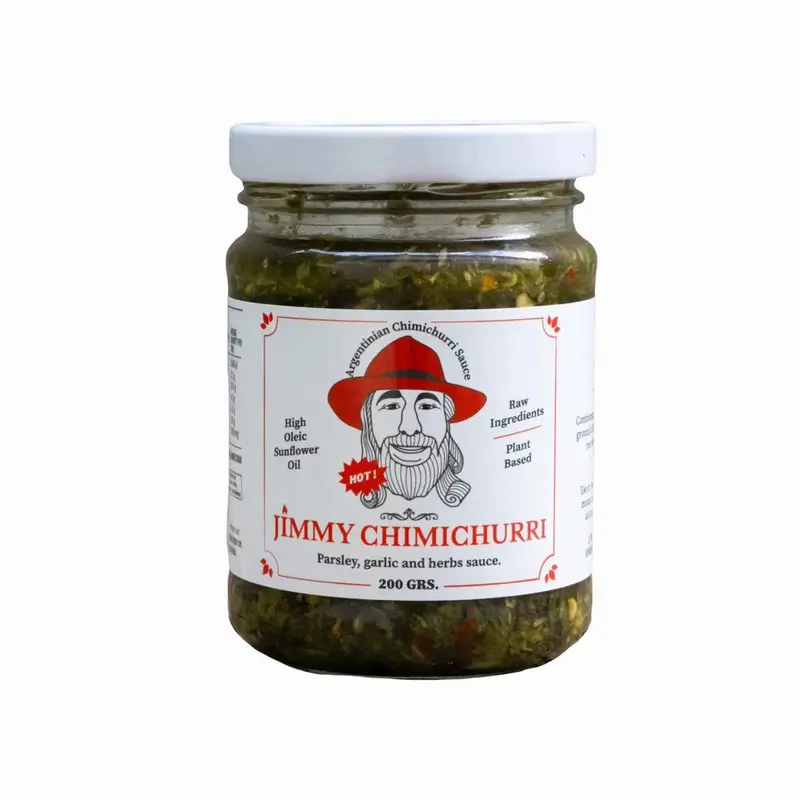 Jimmy’S Hot Chimichurri Sauce – Argentine-Inspired, 200G 1