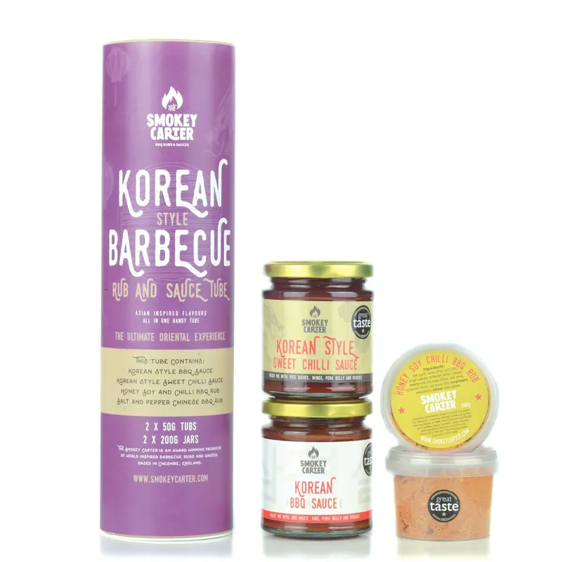Korean-Style Bbq Rub & Sauce Combo Tube 1