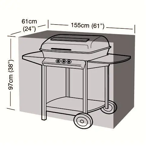Large-Diameter Universal Bbq Cover For Grills Up To 60Cm 1