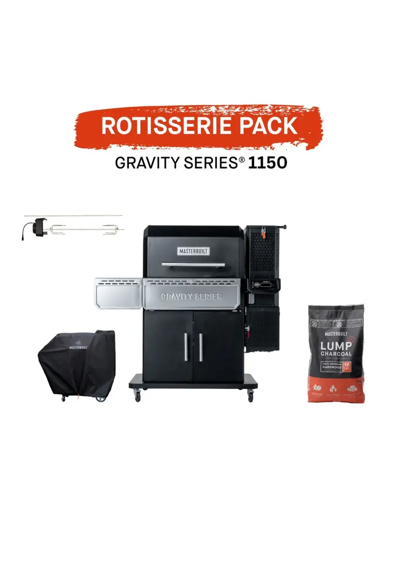 Masterbuilt Gravity 1150 Bbq With Premium Rotisserie Kit 1