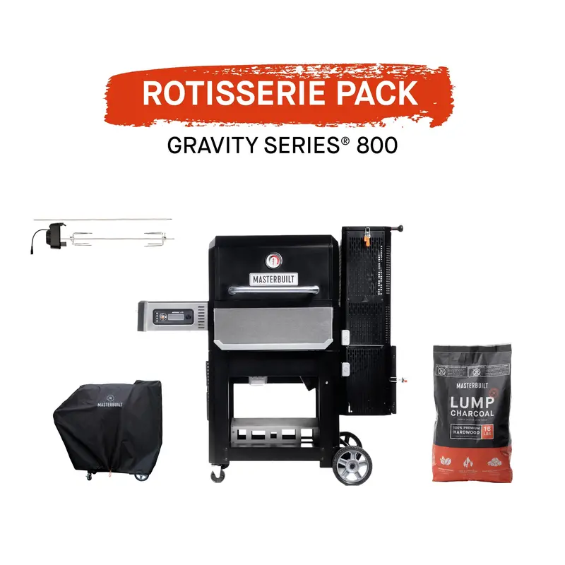 Masterbuilt Gravity 800 Griddle Bbq With Rotisserie Accessory Pack 1