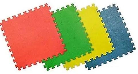 Maxstrength 4-Piece Eva Foam Play Mat Set – 12Mm Thick Interlocking Puzzle Tiles For Kids & Adults 1