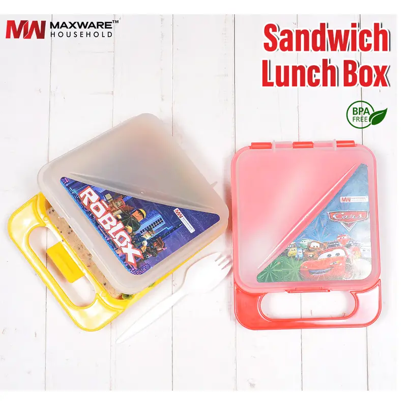 Maxware Sandwich-Specific Lunch Box – Compact Leakproof Design 1