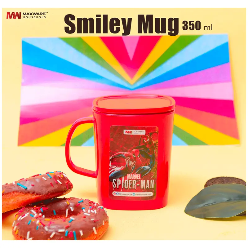 Maxware Smiley Face Ceramic Mug – 350Ml Fun Everyday Drinkware 1