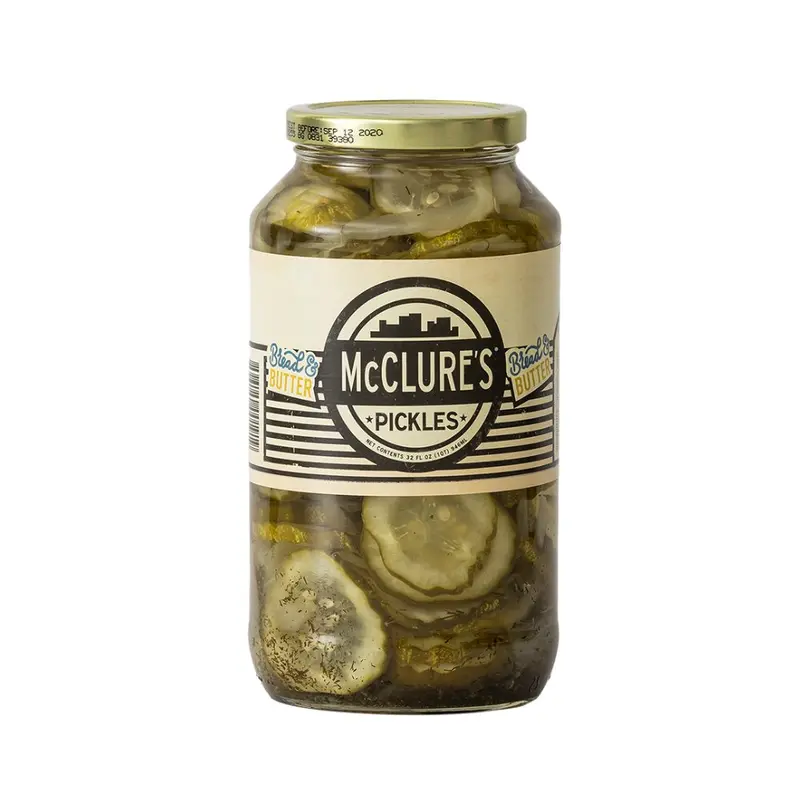 Mcclure’S Bread & Butter Pickles – Classic Sweet-Sour Style (500G) 1