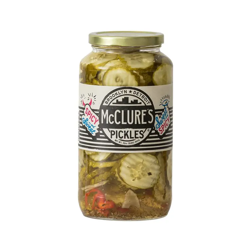 Mcclure’S Sweet & Spicy Pickle Spears – Craft Fermented (500G) 1