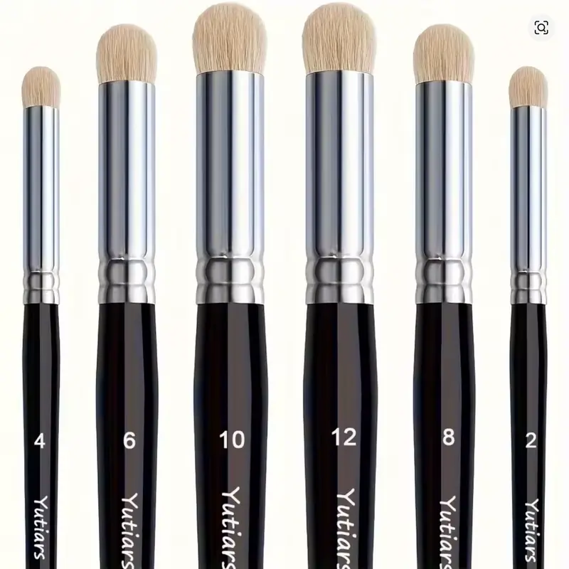 Mini Luster Brush #8 – Controlled Metallic Application 1