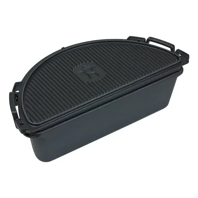 Monolith Classic Firepot – Cast Iron Dutch Oven For Kamado Grills 1
