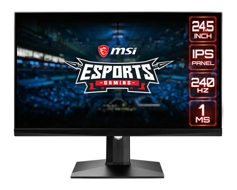 Msi Optix Mag251Rx Gaming Monitor – 24.5", 240Hz, Ips, Fhd, Adaptive Sync 1