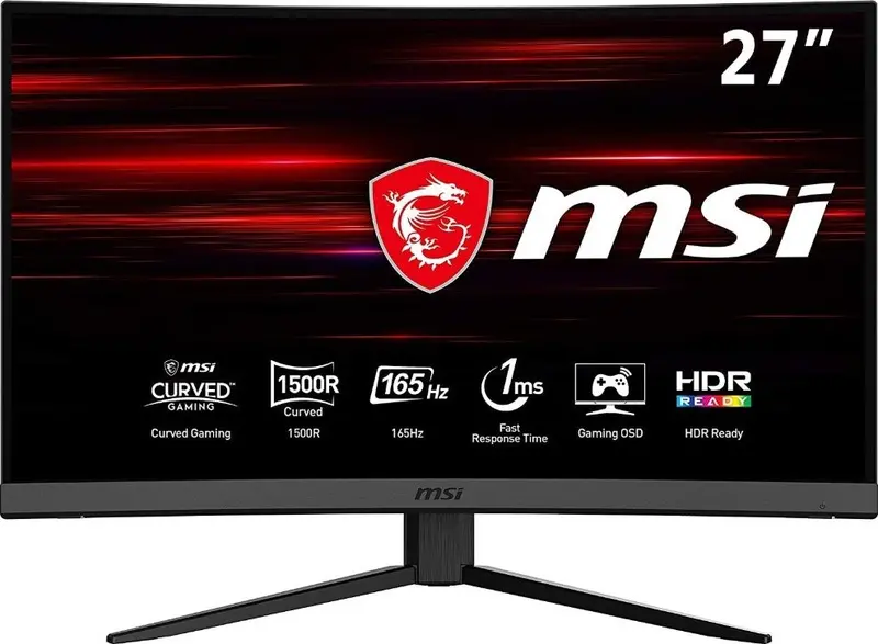 Msi Optix Mag272C 27" Curved Gaming Monitor – 165Hz, Freesync, 1Ms Response 1