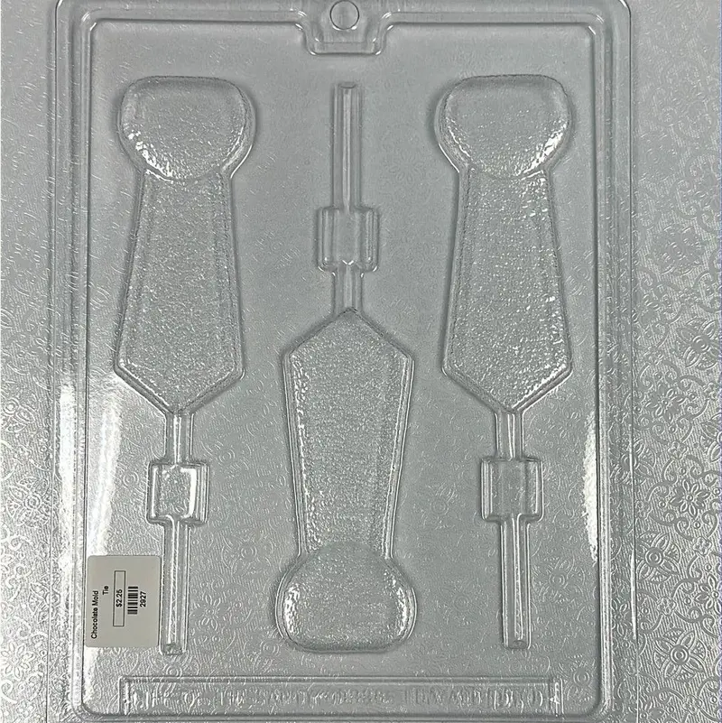 Necktie Chocolate Lollipop Mold 1