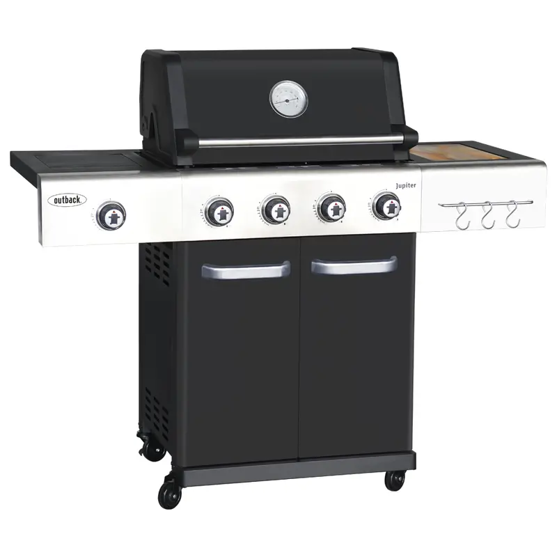 Outback Jupiter 4-Burner Black Gas Bbq (Model Out371209) 1
