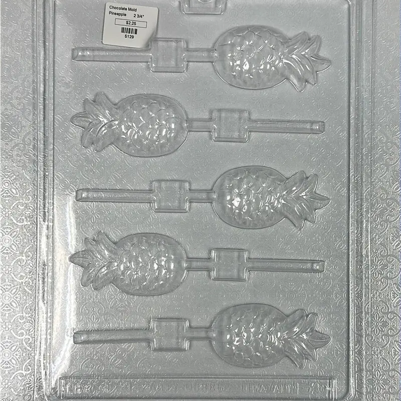 Pineapple Chocolate Lollipop Mold 1