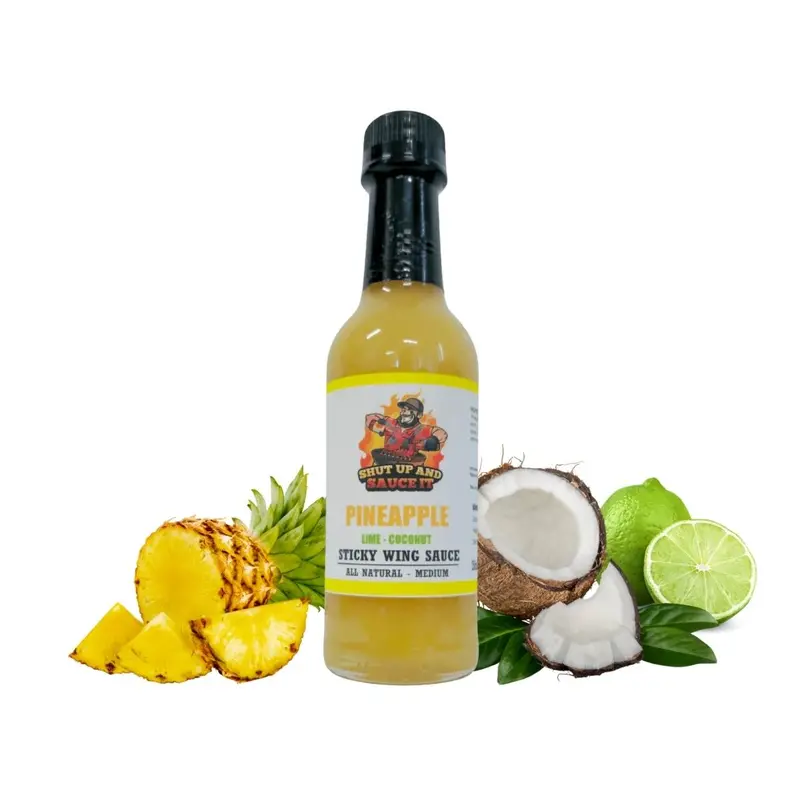 Pineapple-Lime-Coconut Sticky Wing Sauce – Tropical Heat & Sweetness 1