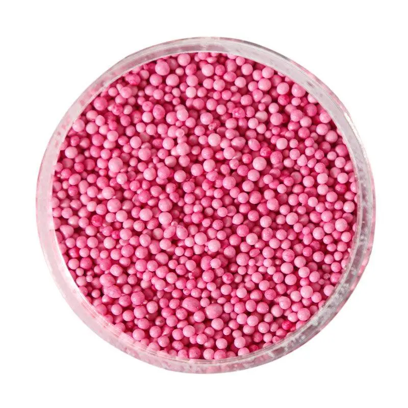 Pink Nonpareils Sprinkles – 75G Gourmet Confectionery By Sprinks 1