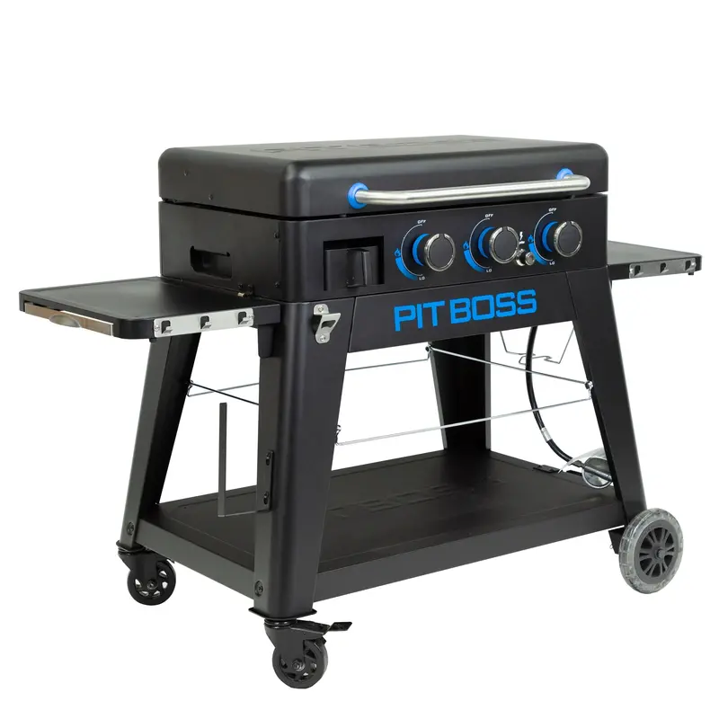 Pit Boss 3-Burner Ultimate Plancha Griddle – Compact Flat Top Cooking Station 1