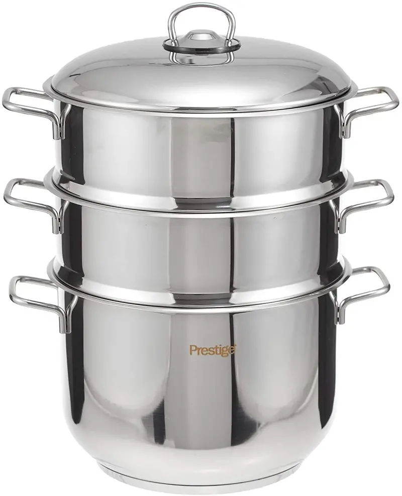 Prestige Pr7011 Stainless Steel Steamer Set — 4-Piece Kitchen Collection 1