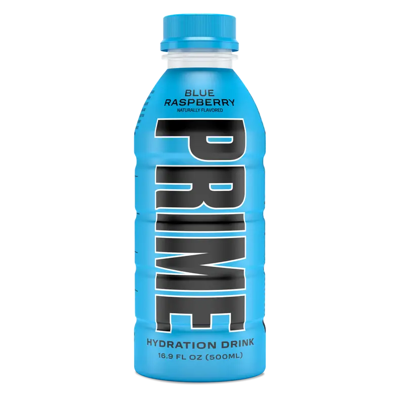 Prime Hydration Blue Raspberry Flavor Drink – 500Ml Bottles (12-Pack) 1