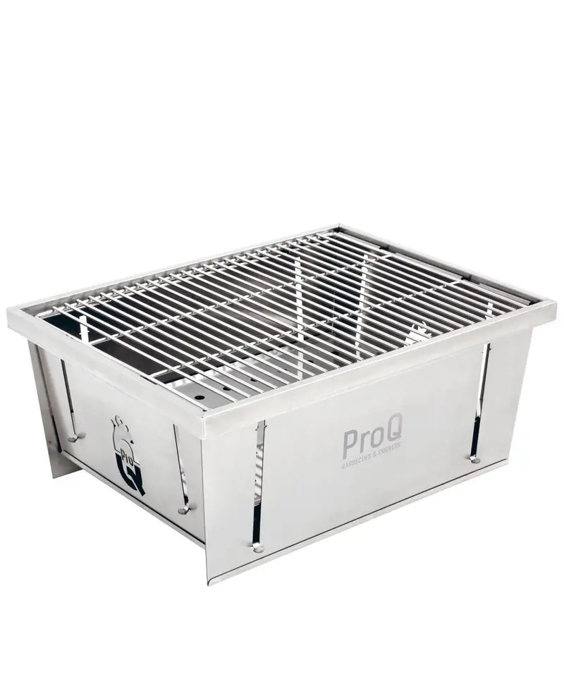 Proq Flatdog Compact Charcoal Bbq Grill 1