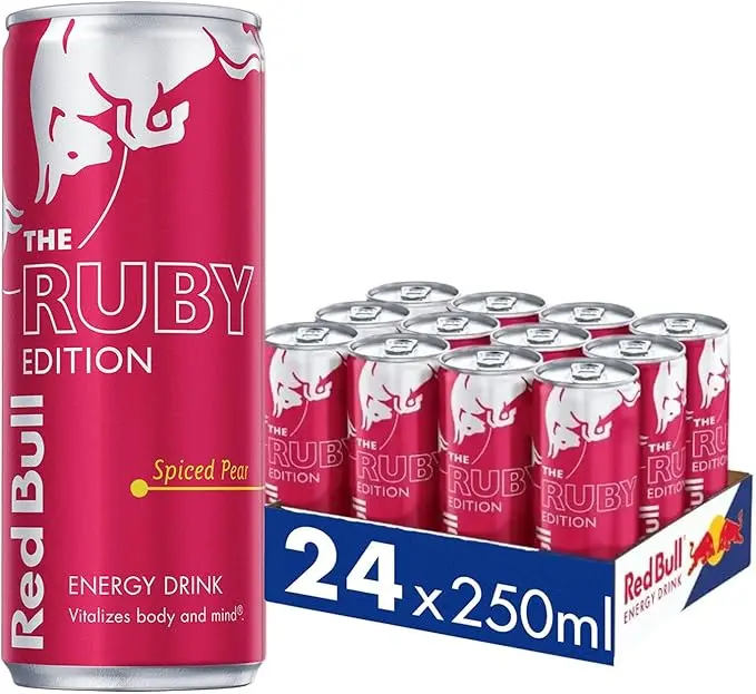 Red Bull Ruby Edition Spiced Pear Energy Drink – 250Ml × 24 1