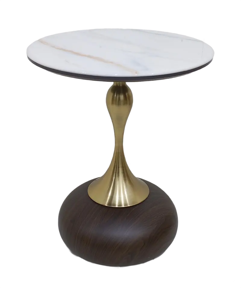 Rook Minimalist Side Table – Model 1036 In Authentic Wood Grain (Emi Available) 1