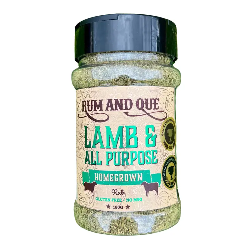 Rum & Que Homegrown Lamb Rub – All-Purpose Nz-Made Seasoning For Lamb & More 1