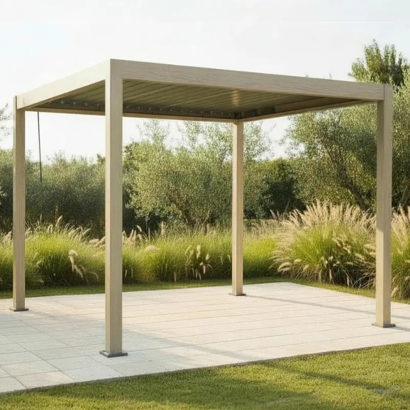 Sanctuary Birch 3M X 3M Illuminated Pergola 1