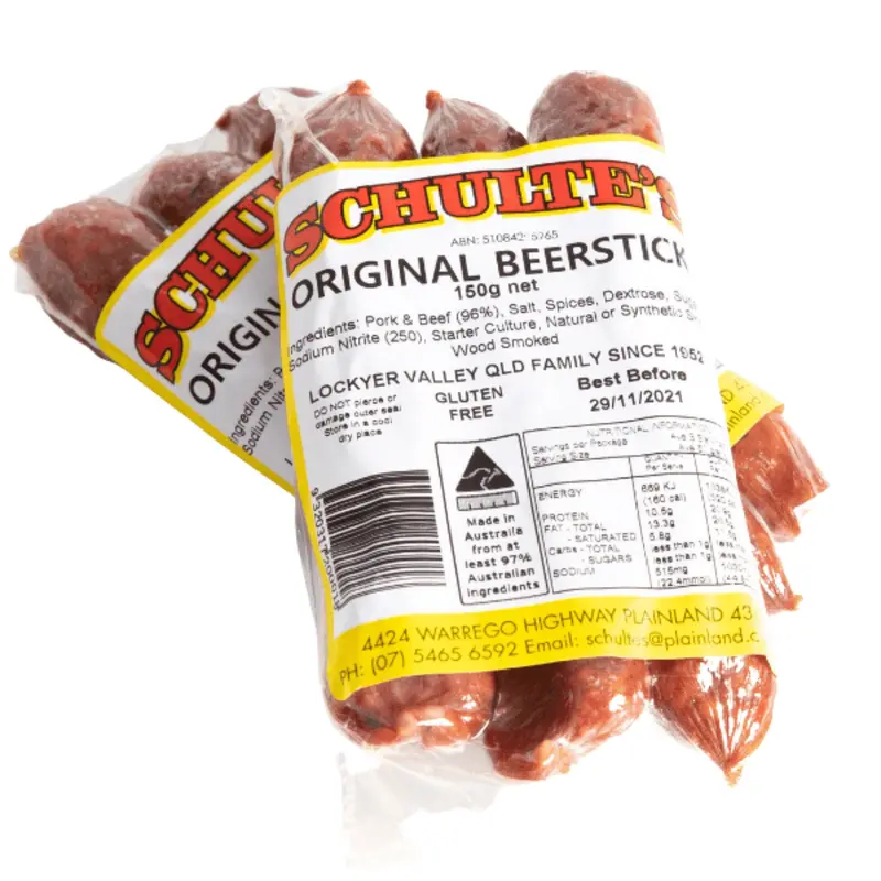 Schulte'S Original Beerstick Trio – Handcrafted Beef Snack Sticks 1