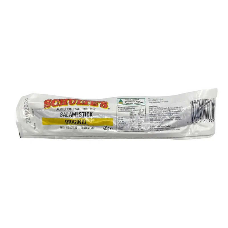 Schulte'S Original Dry-Cured Salami Stick – 40G 1