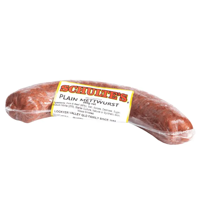 Schulte'S Plain Mettwurst – 200 G 1