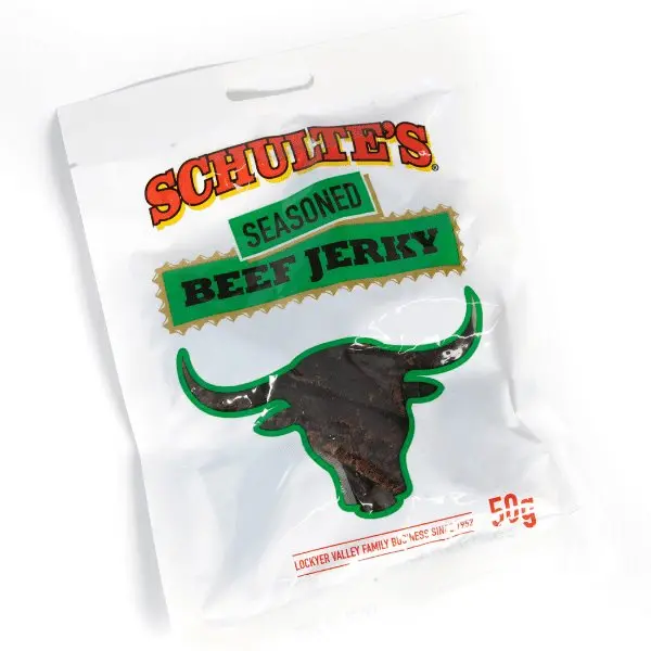 Schulte'S Seasoned Beef Jerky – Tender, Marinated Dried Strip 1